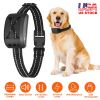 Electric Dog Collar Receiver Anti-Bark Dog Deterrent Training Collar with Beep Vibration Shock Modes for Dog Fence System